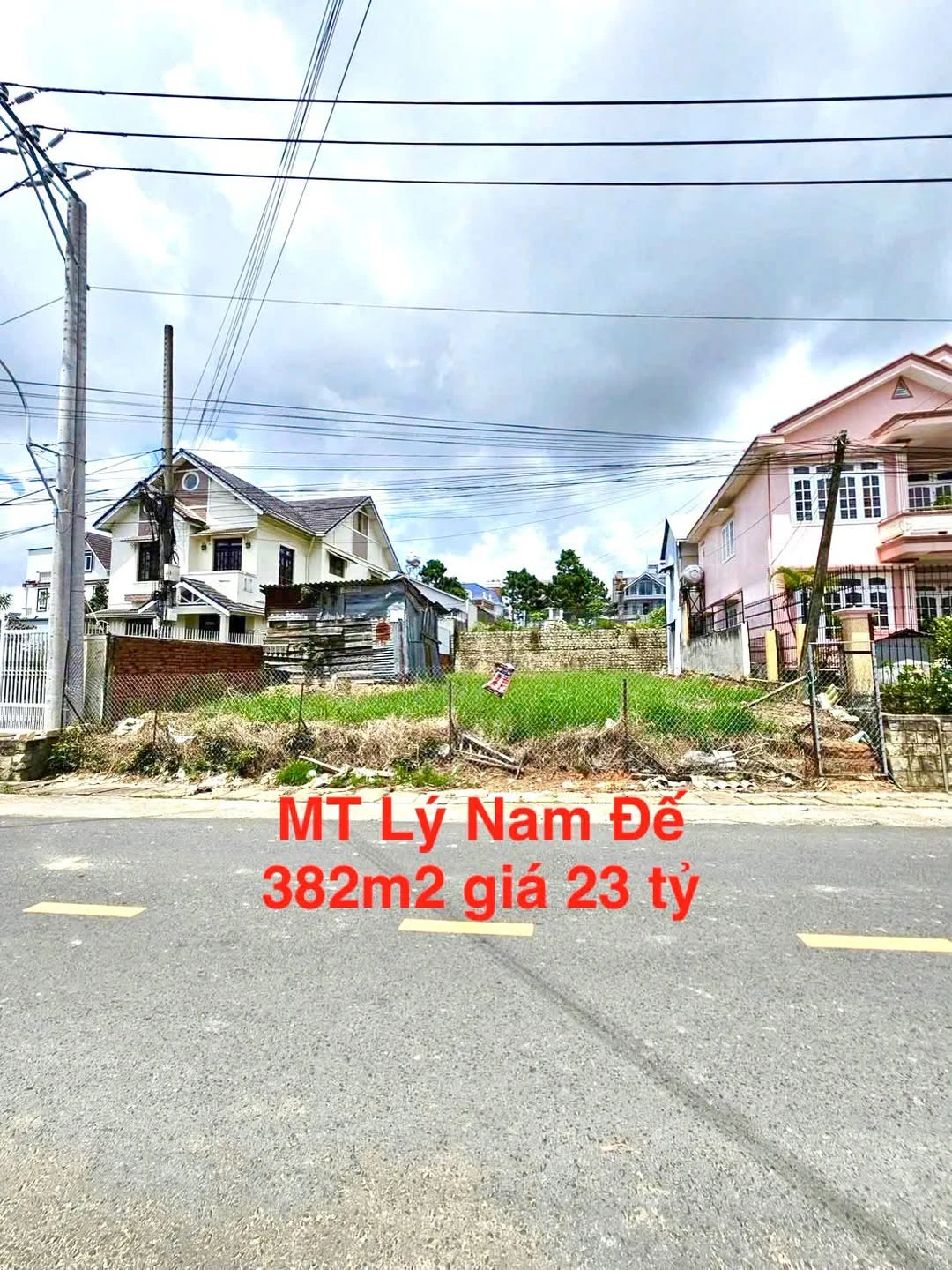 Bán đất biệt thự mặt tiền Lý Nam Đế, Đà Lạt 382m2 - Ảnh 1