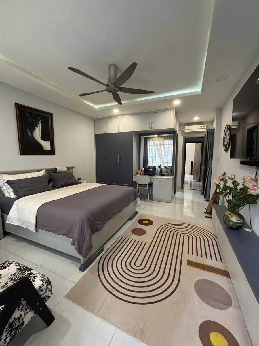 Bán nhà 4 tầng BTCT 80m² hẻm xe hơi 2 mặt hẻm đường Trần Bình Trọng, Bình Thạnh - Ảnh thu nhỏ 2