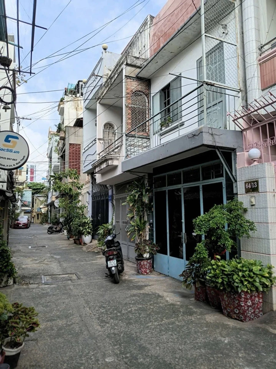 Bán nhà trệt lầu hẻm xe hơi Lê Quang Định 53m² giá 8,9 tỷ, đối diện chợ Bà Chiểu, Bình Thạnh - Ảnh 1