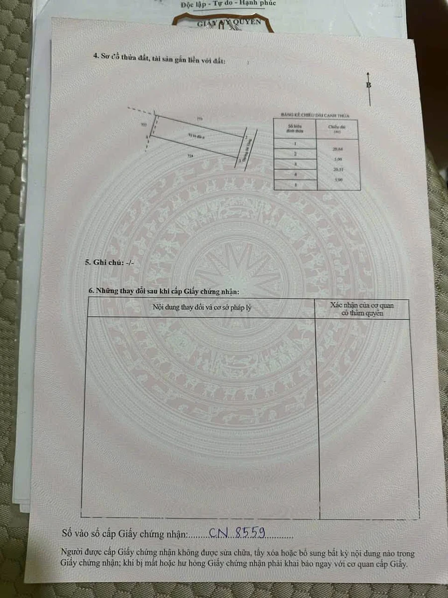 Bán lô đất 100m² Phước Hưng, Nhà Bè, 1 tỷ 775 triệu - Ảnh thu nhỏ 4