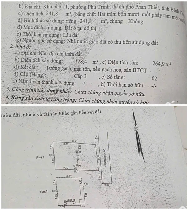 Bán nhà nghỉ 21 phòng mặt tiền Đặng Văn Ngữ, Phan Thiết, diện tích 241,8m2, giá 9,5 tỷ