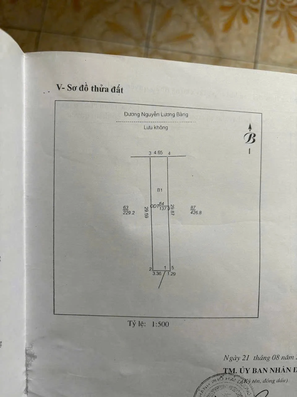 Bán đất mặt đường Nguyễn Lương Bằng 137.9m² Hải Dương 8 tỷ - Ảnh 1