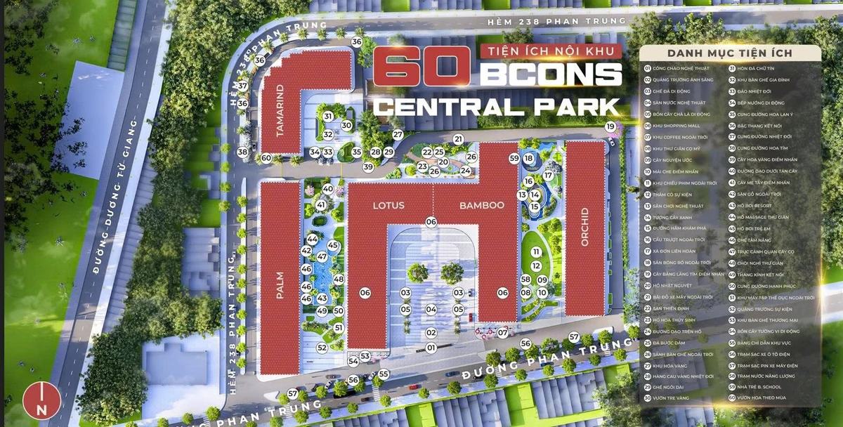 Bán căn hộ 43m² 1PN 1WC mặt tiền Phan Trung, Biên Hòa, giá 2 tỷ 3 - Ảnh thu nhỏ 3