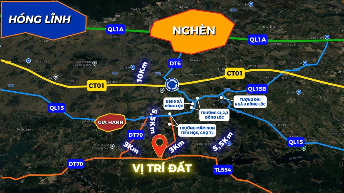 Bán đất nền dưới 300 triệu mặt tiền 7m tại thôn Lĩnh Xã, Đồng Lộc, Hà Tĩnh - Ảnh 1