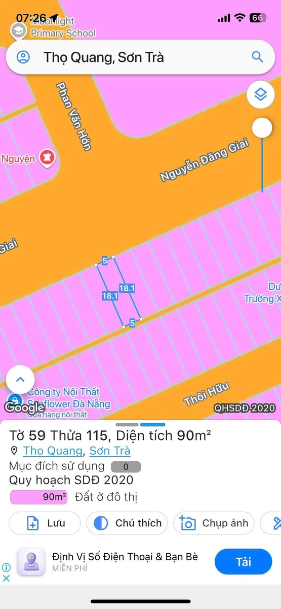 Bán đất biển Sơn Trà 90m2 đường Nguyễn Đăng Giai 11.7 tỷ - Ảnh thu nhỏ 4