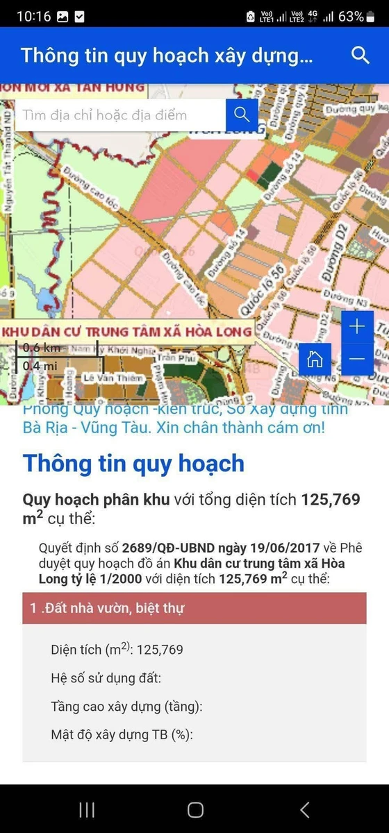 Bán biệt thự vườn 126m2 Trung Hòa Long 1,6 tỷ - Ảnh thu nhỏ 2