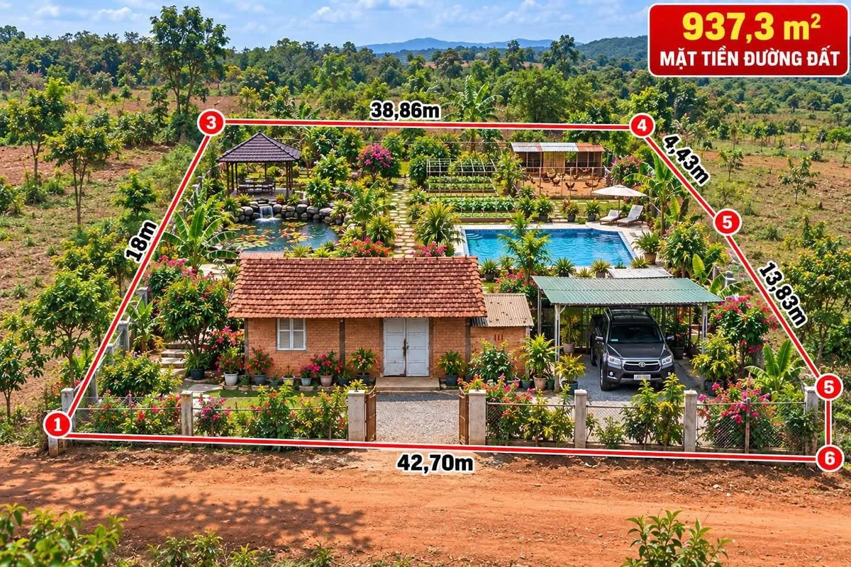 Bán đất làm nhà vườn hoặc kho 1.155m² Bình Chánh - Ảnh thu nhỏ 4