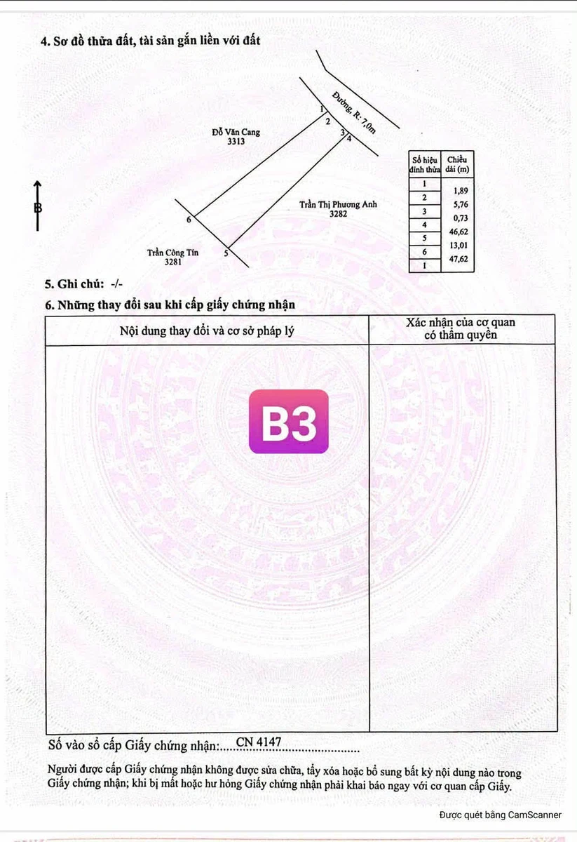 Bán 1000m2 mặt tiền Hương Toàn 6 tỷ - Ảnh thu nhỏ 3