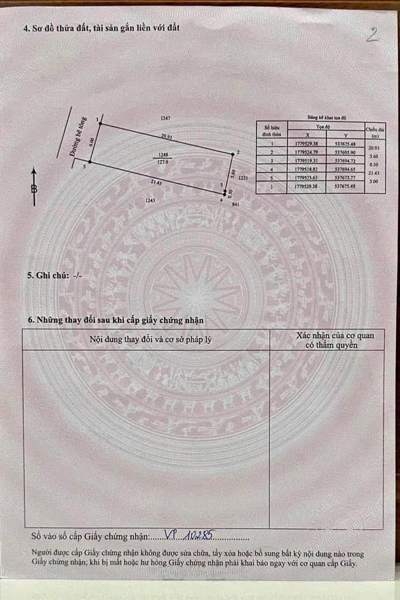 Bán lô đất kiệt Hòa Liên 128m2, giá 1 tỷ 7 - Ảnh thu nhỏ 3