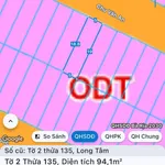 Bán đất thổ cư mặt tiền đường Chu Văn An, 5x19m, Long Tâm, TP Bà Rịa - Ảnh thu nhỏ 3