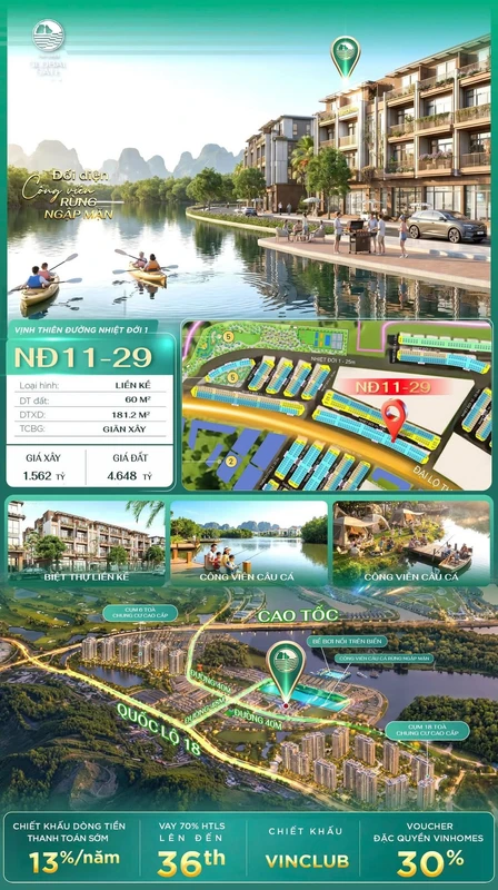 Bán liền kề Hạ Long Xanh 181m2