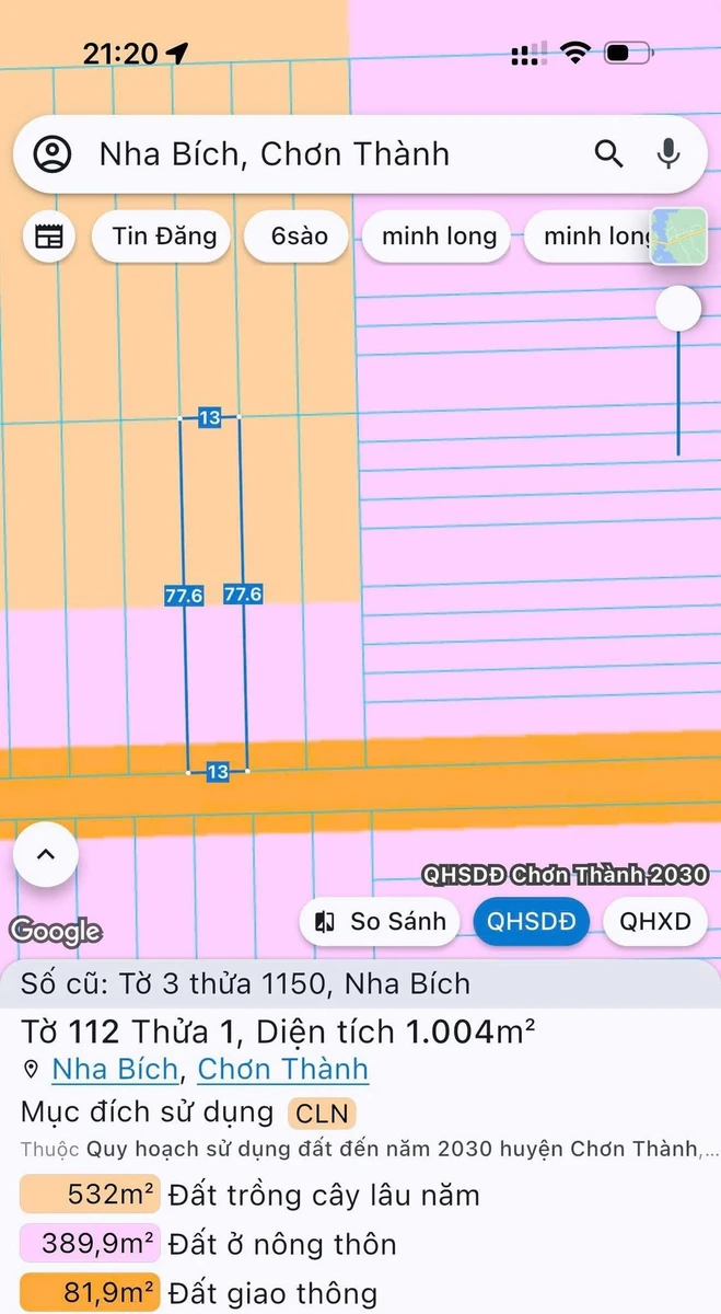Bán đất sào 1000m2 thổ cư Chơn Thành Bình Phước 800 triệu - Ảnh thu nhỏ 4