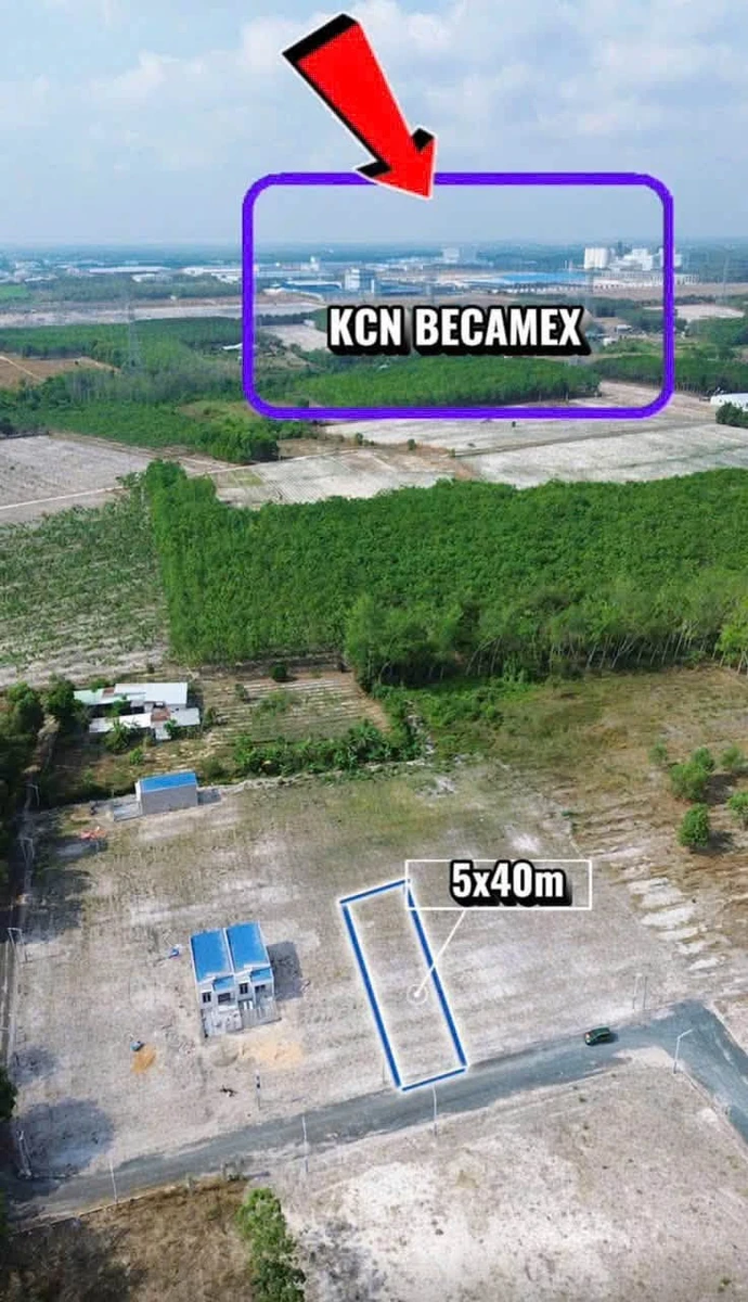 Bán đất nền 50m² gần KCN Becamex, Phường Minh Thành - Ảnh thu nhỏ 2