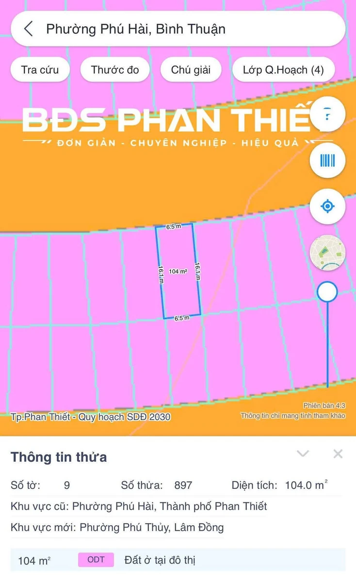 Bán đất thổ cư Queen Pearl 104 m² Phan Thiết - Ảnh 1