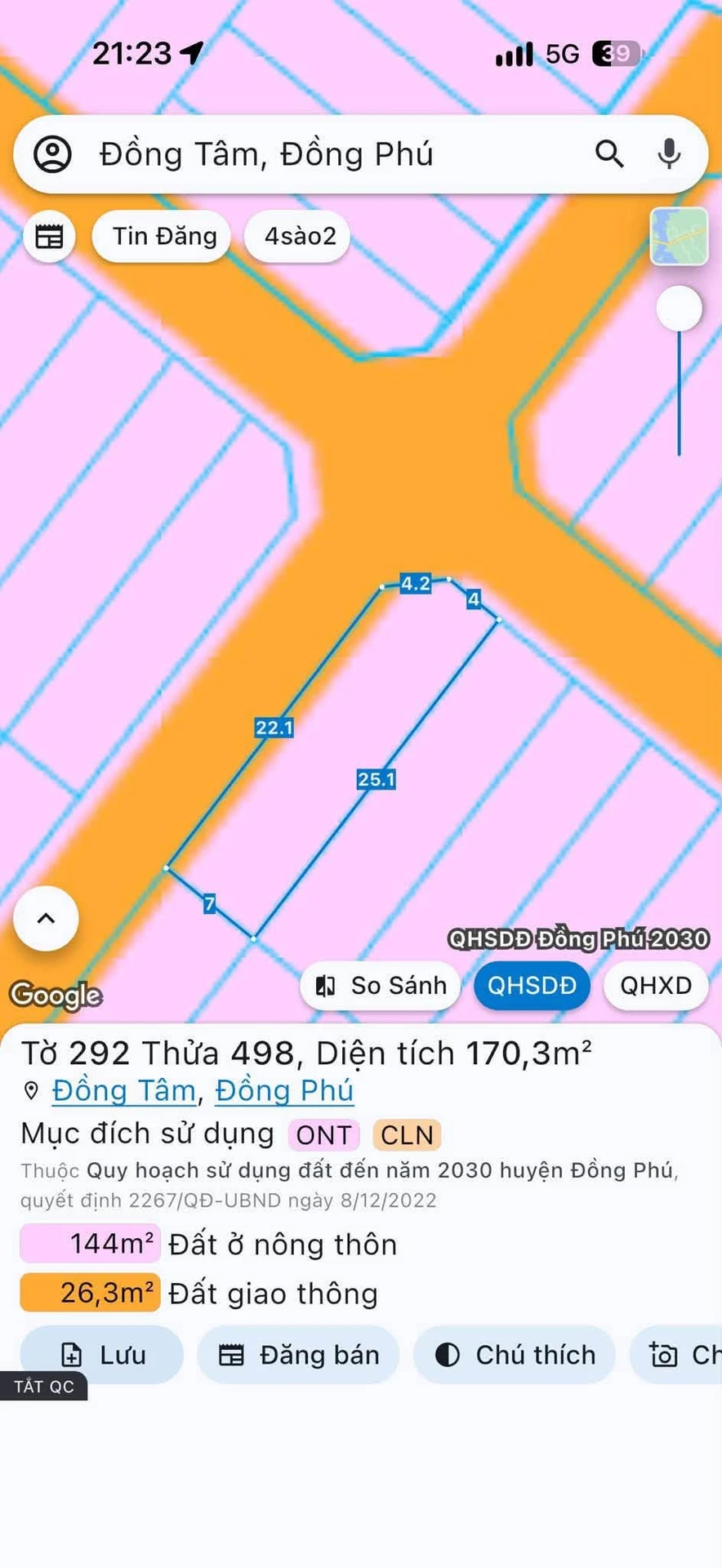 Bán lô góc 2 mặt tiền 175m² Công Thành Tân Phước Bình Tân - Ảnh 1