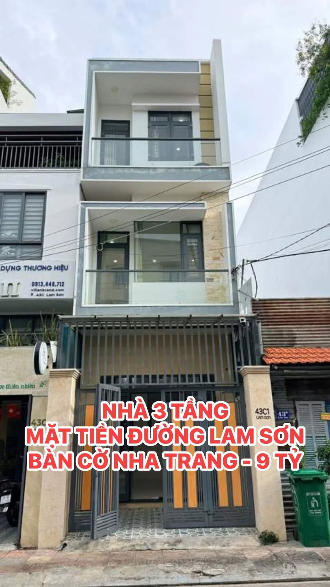 Bán nhà 3 tầng mặt tiền Lam Sơn Nha Trang 181,6m² 9 tỷ - Ảnh 1
