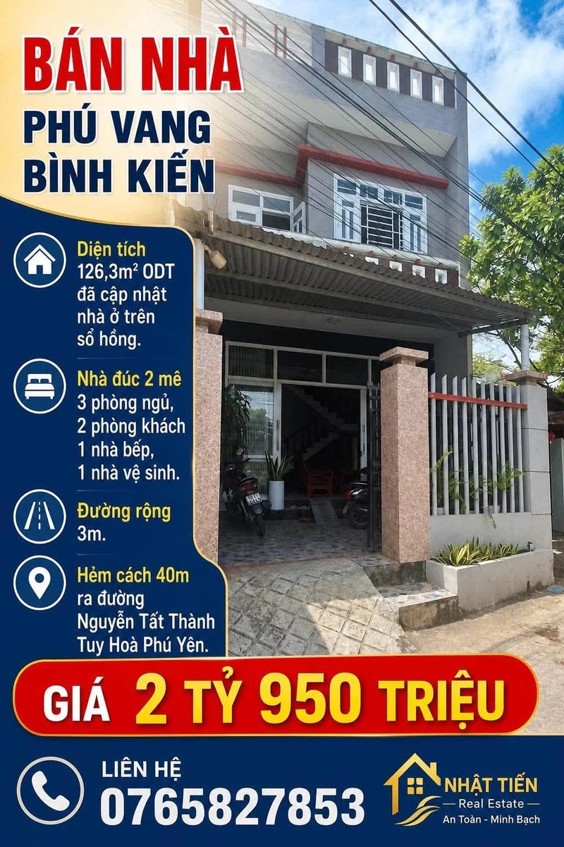 Bán nhà 2 tầng 126m2, 3 phòng, Bình Kiến, Bình Tân - Ảnh thu nhỏ 2