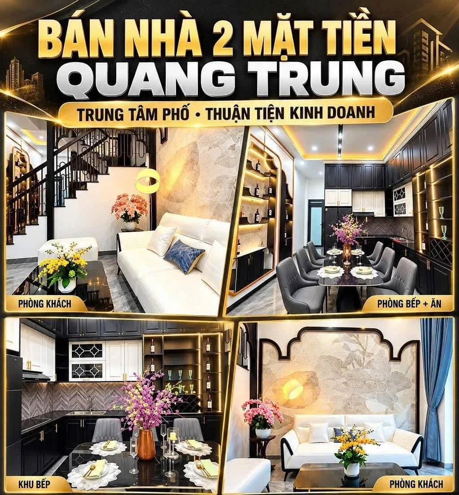 Bán nhà 2 mặt tiền Quang Trung, 90m², 3PN, 6.85 tỷ - Ảnh thu nhỏ 5