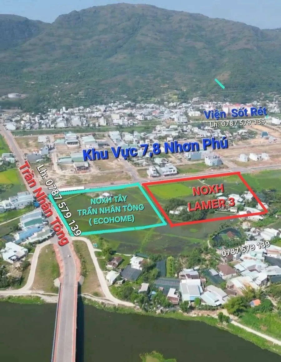Bán đất mặt tiền 100m² gần Trần Nhân Tông, Quy Nhơn - Ảnh 1