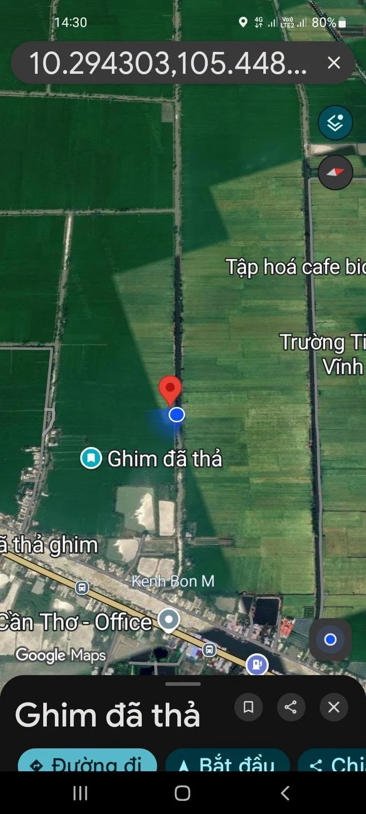 Bán 1296m2 đất nông nghiệp Vĩnh Thạnh, Cần Thơ - 3 tỷ 300 triệu - Ảnh 1