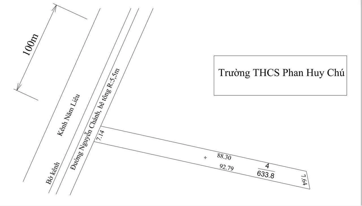 Bán 3 nền đất mặt tiền Nguyễn Chánh, An Giang, 700m2 - Ảnh thu nhỏ 3