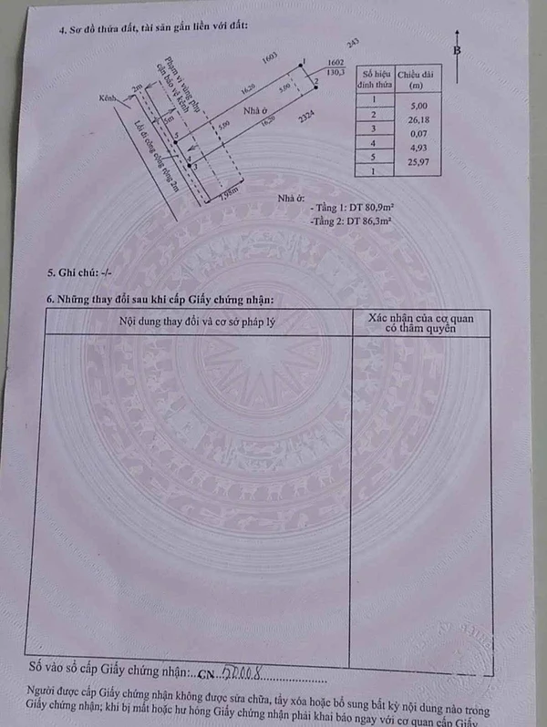Bán nhà lầu 4PN 125m² Nhà Bè 2.38 tỷ