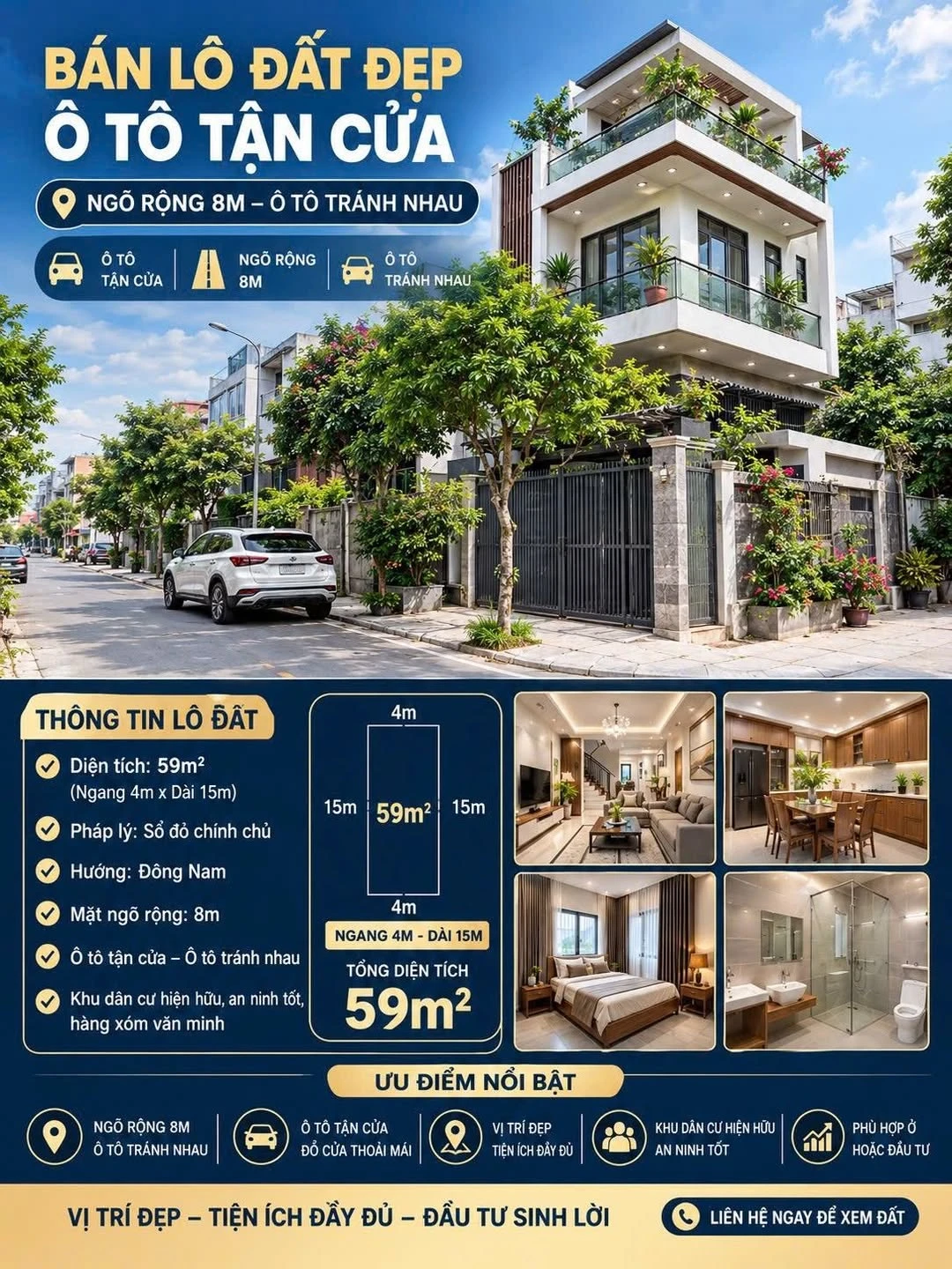 Bán đất nền 59m² Cái Tắt, An Đồng, 2,95 tỷ - Ảnh 1
