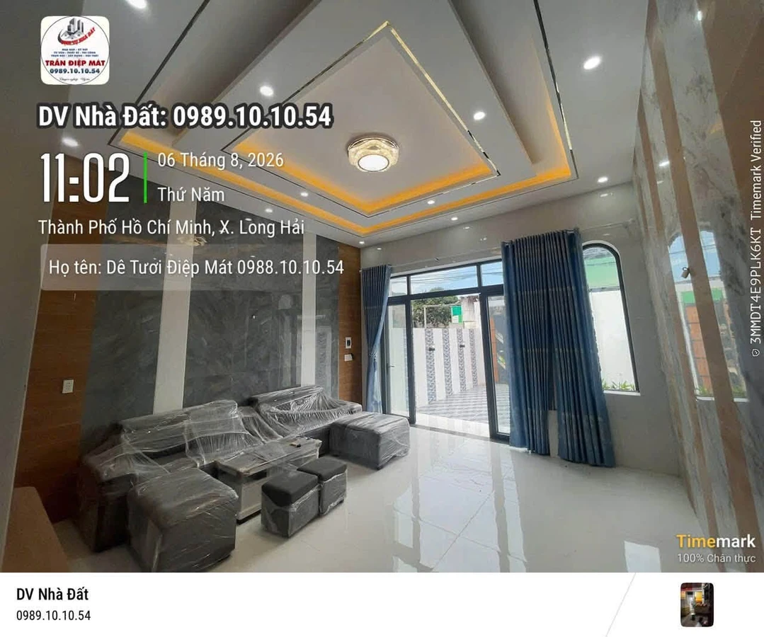 Bán nhà 3 phòng 170m2 đường Bạch Đằng Phước Hưng 2 tỷ 112 triệu - Ảnh 1