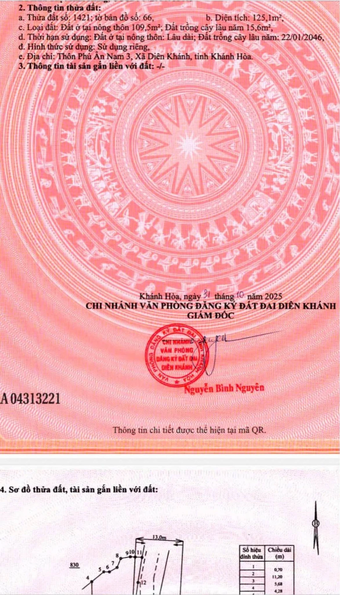 Bán đất 125m² Diên An Nhà Bè, 1 tỷ 600 - Ảnh 1