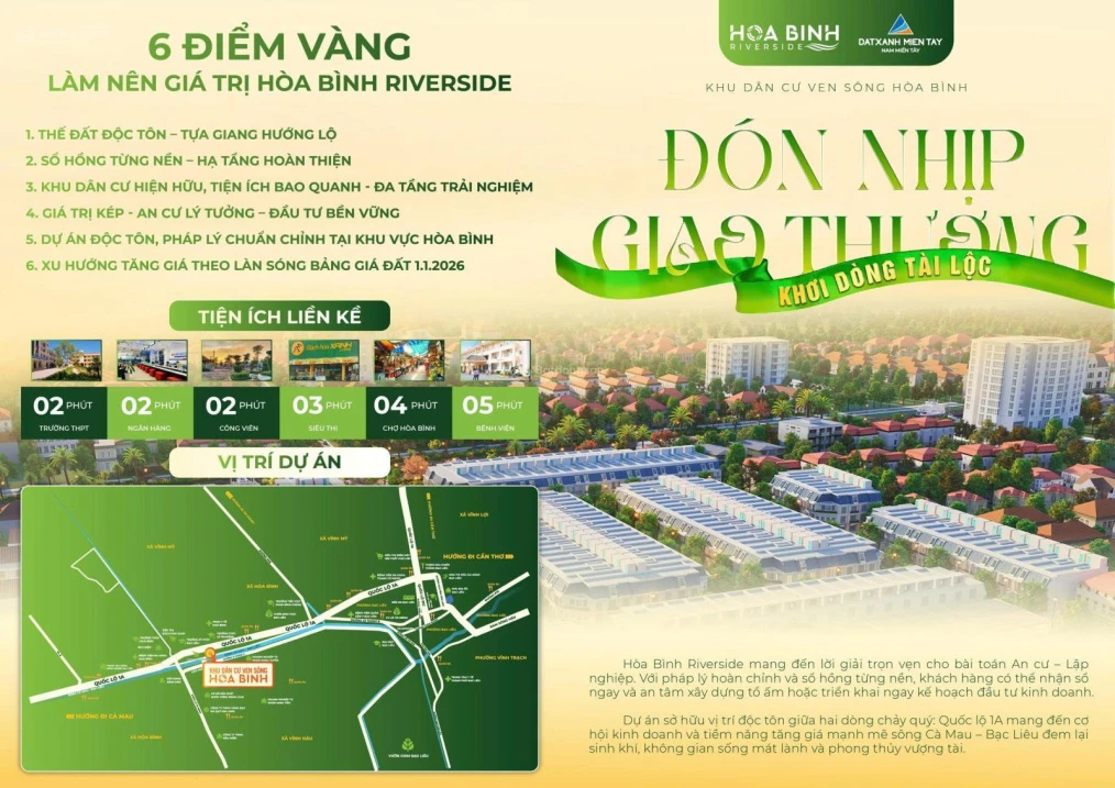 Đất nền khu dân cư Quốc Lộ 1A, cạnh trường THPT cấp 3 - Ảnh thu nhỏ 5