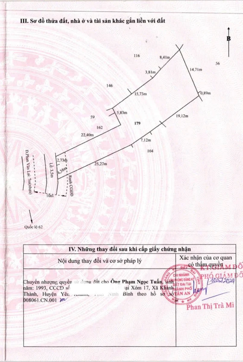 Bán lô đất thổ cư 524,1 m² Tân An Long An 7 tỷ - Ảnh thu nhỏ 4