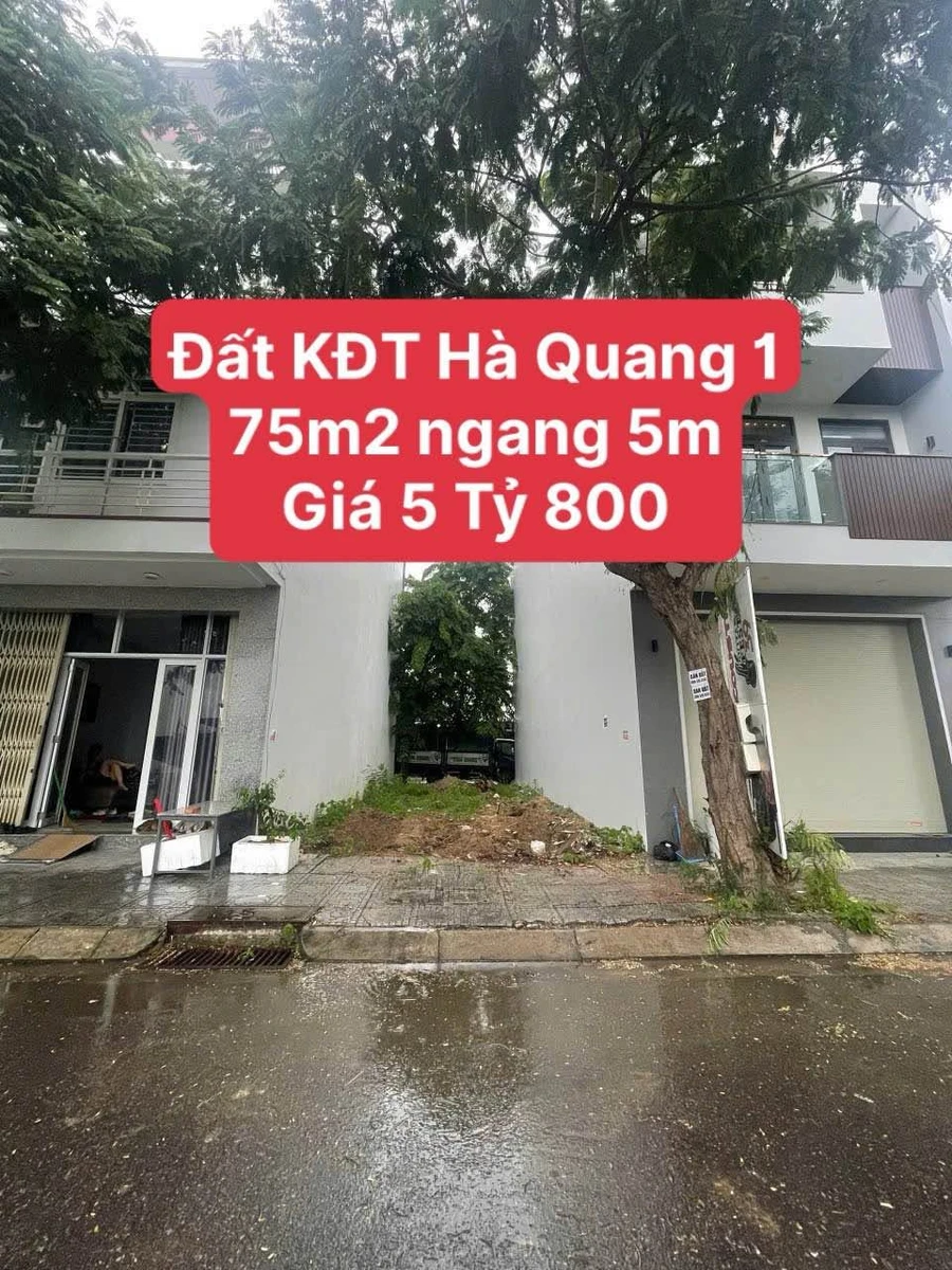 Bán đất khu đô thị Ha Quang 1 Nha Trang 75m² 5 tỷ 800 triệu - Ảnh 1