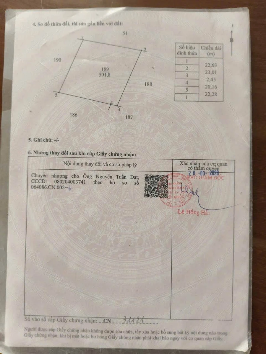 Bán 500m² đất vườn Cần Giuộc 750 triệu sổ trọn - Ảnh thu nhỏ 4