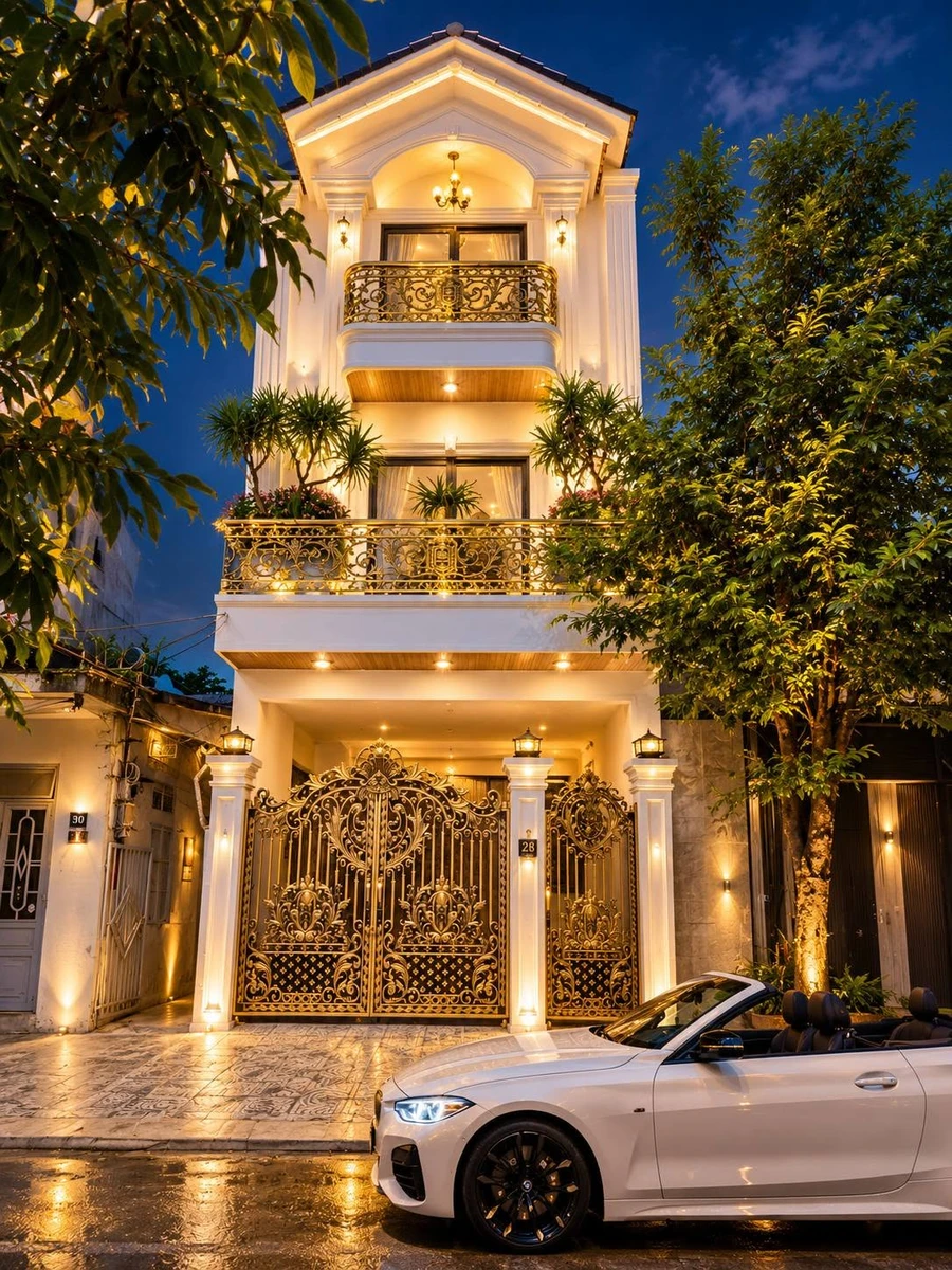 Bán biệt thự tân cổ điển 3 tầng 77.5m² Đà Nẵng 8.99 tỷ - Ảnh 1