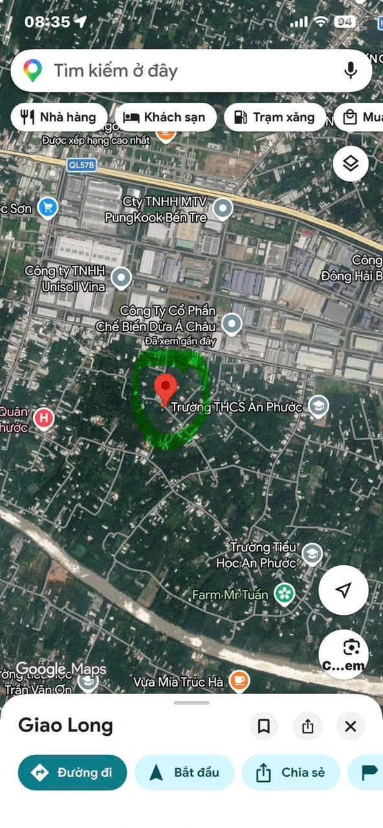 Bán nền thổ cư 193m² KCN Giao Long 590 triệu - Ảnh thu nhỏ 3