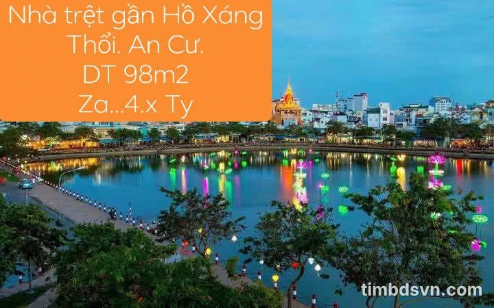 Bán nhà trệt 100m² mặt tiền Hồ Xáng Thổi, Cần Thơ - Ảnh 1