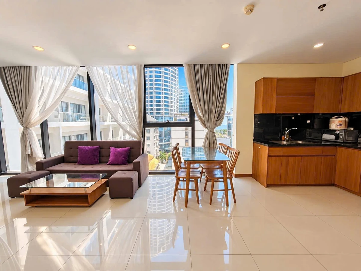 Bán căn hộ Maple 04 Tôn Đản 60,9m2 1PN full nội thất giá 4,2 tỷ, Nha Trang - Ảnh thu nhỏ 2