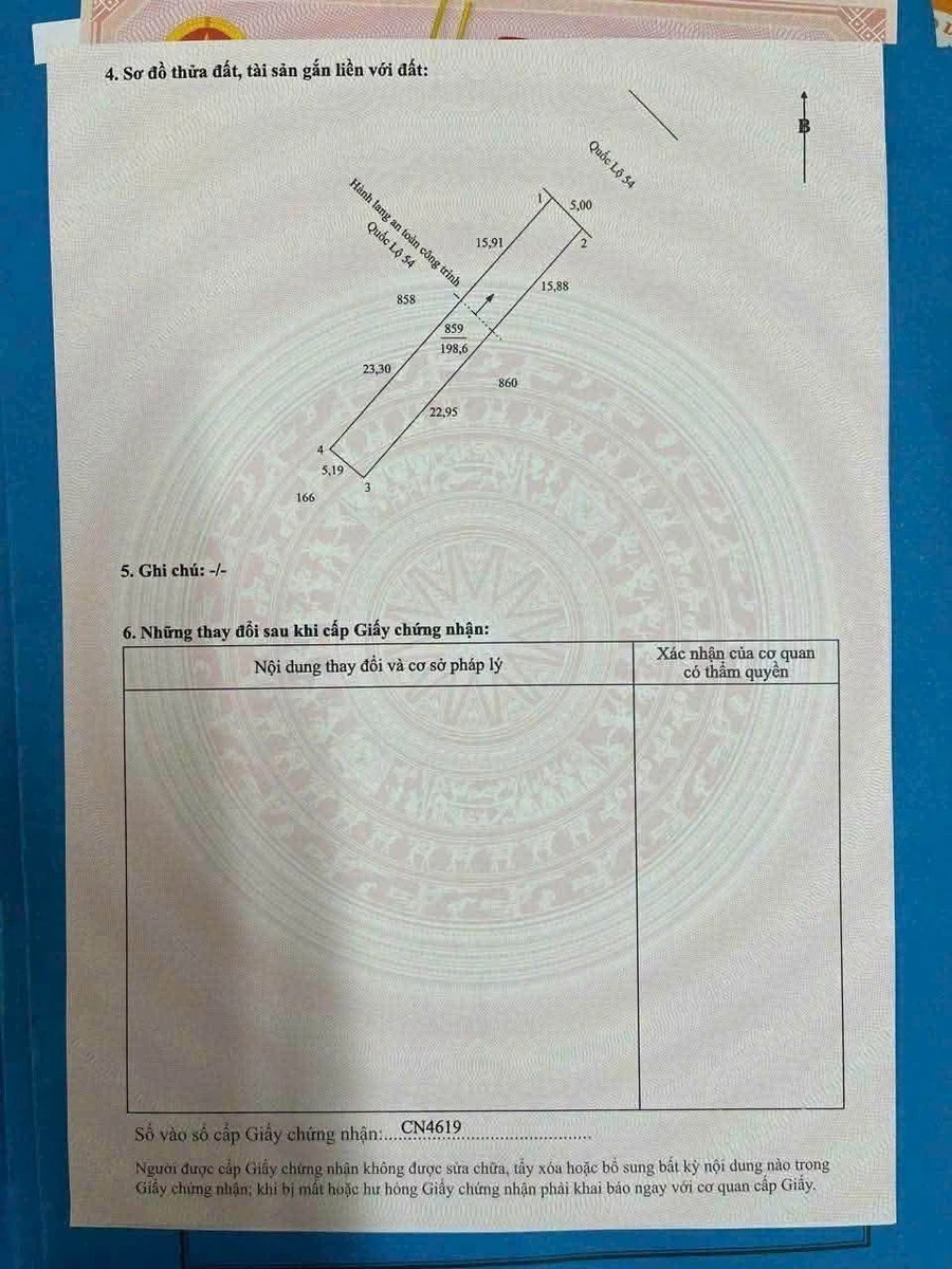 Bán nền mặt tiền Quốc Lộ 54, Vĩnh Long, 200m², 1,579 tỷ - Ảnh thu nhỏ 4