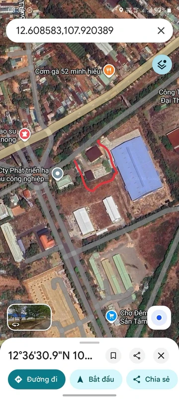 Sang nhượng nhà xưởng đất 3,3 sào Quốc lộ 14, Lâm Đồng, 5,5 tỷ