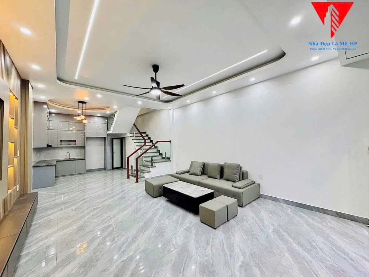 Bán nhà 4 tầng 54m2 mặt ngõ Tôn Đức Thắng, Lê Chân, Hải Phòng - Ảnh thu nhỏ 3