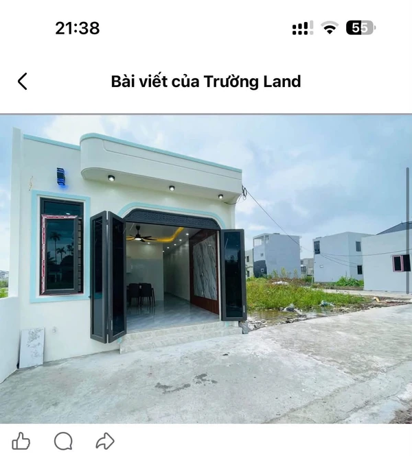 Bán nhà 1 tầng 2 phòng ngủ 63m2 tại Quốc Tuấn, An Dương, Hải Phòng giá 1,19 tỷ