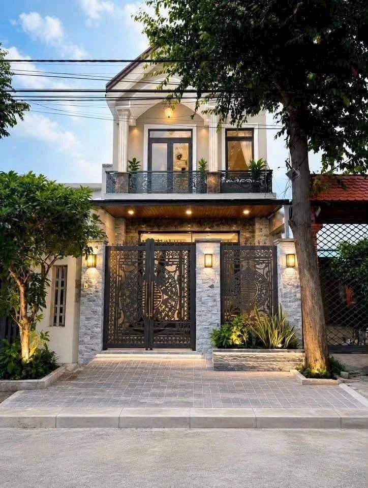 Bán nhà 1 trệt 1 lầu 90m2, 3PN, sổ hồng riêng, QL50 Tân Kim, Cần Giuộc, Long An - Ảnh thu nhỏ 2