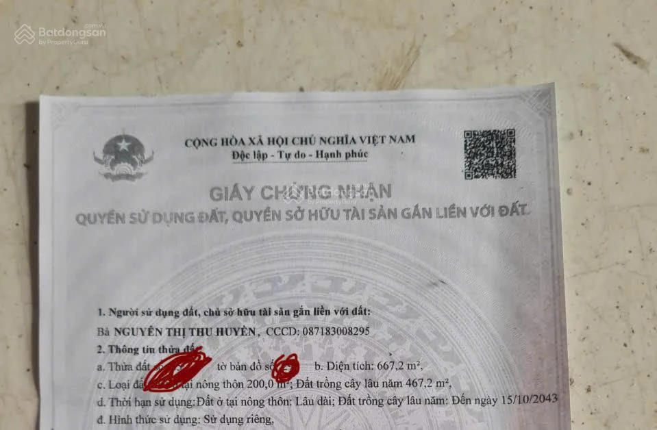 Bán đất tại Mỹ Hòa, Tháp Mười, Đồng Tháp, 2 tỷ 150, 667 m2 có 200m2 TC - Ảnh 1