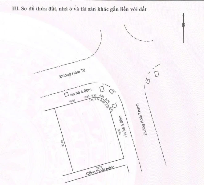 Bán lô đất góc 2 mặt tiền 313m2 đường Hàm Tử - Hoài Thanh, Mỹ An, Ngũ Hành Sơn, Đà Nẵng