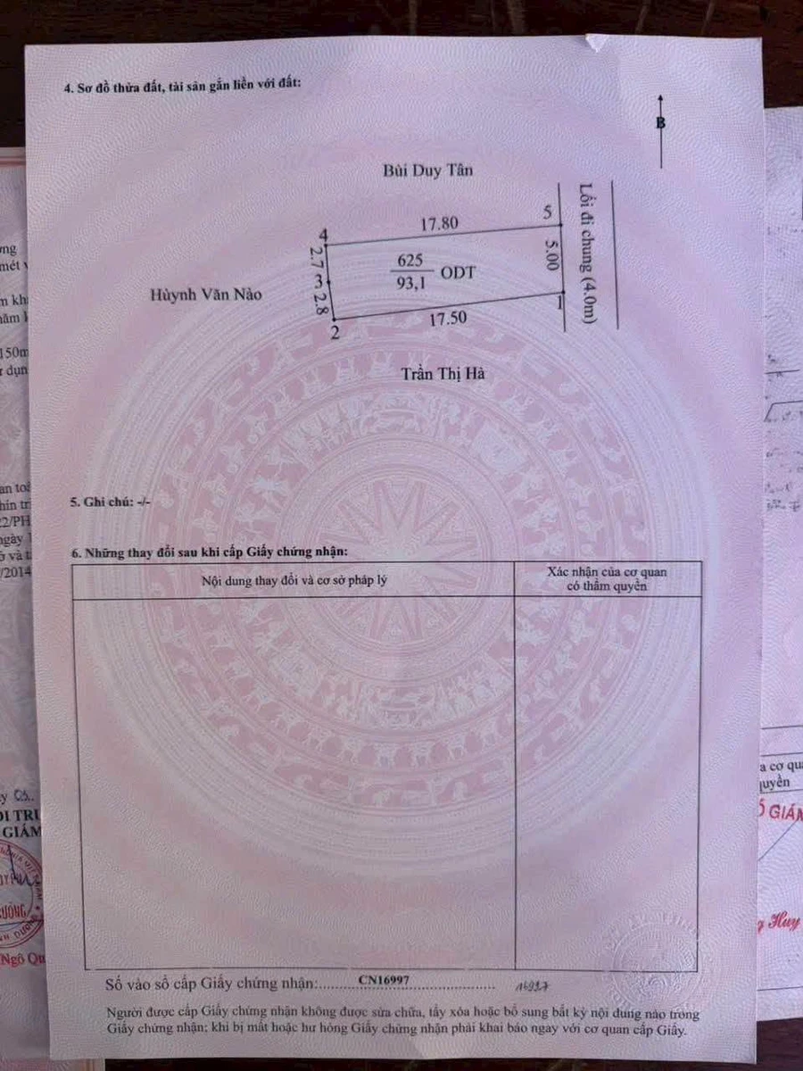 Bán nhà 2 phòng ngủ 93m² gần KDC Phú Hòa 2 - Ảnh thu nhỏ 5