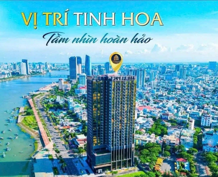 Cho thuê căn hộ 3PN 125m² Samtower Đà Nẵng, view sông Hàn