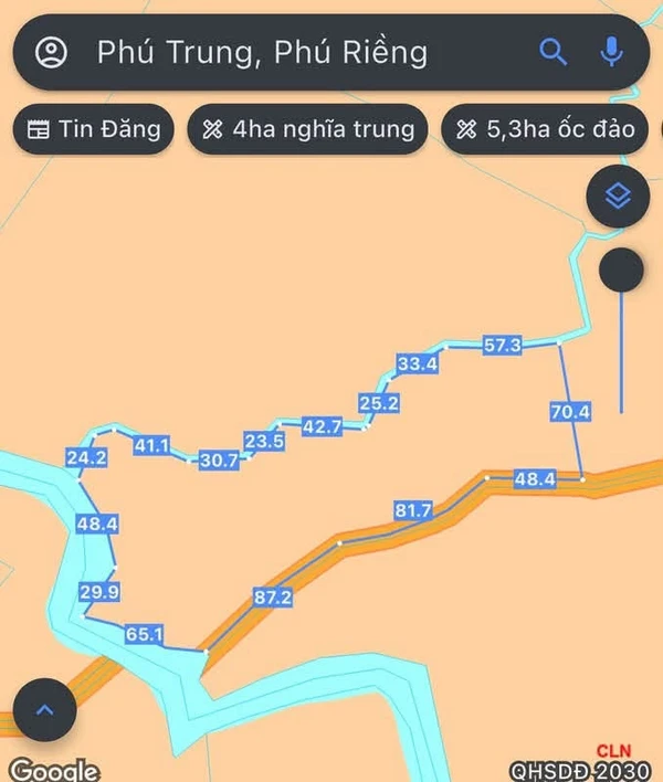 Bán đất 1ha9 Phú Trung, Bình Phước 1 tỷ 8