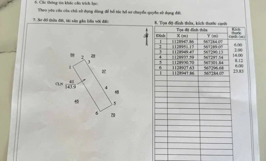Bán đất 143m2 gần chợ Phú Nhuận 300 triệu - Ảnh thu nhỏ 2