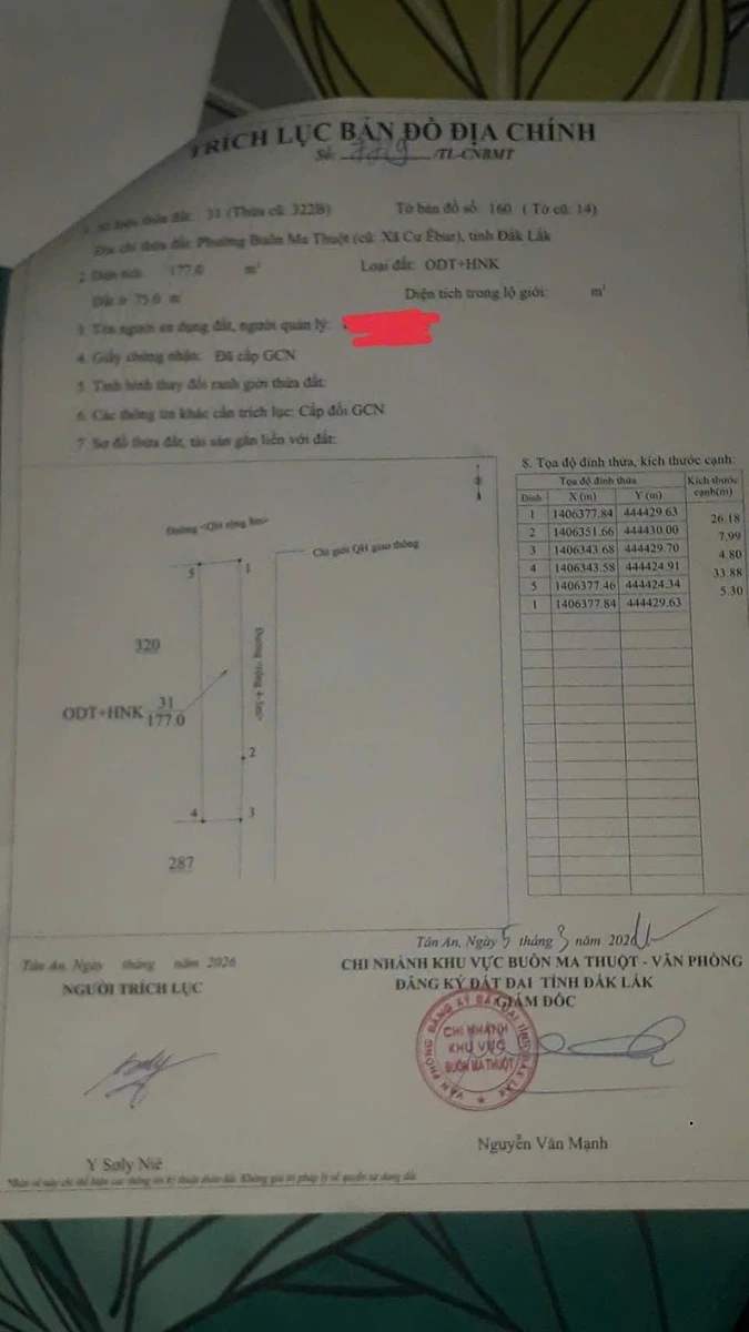 Bán nhà góc 2 mặt tiền 75m² Buôn Ma Thuột 1,15 tỷ - Ảnh thu nhỏ 5