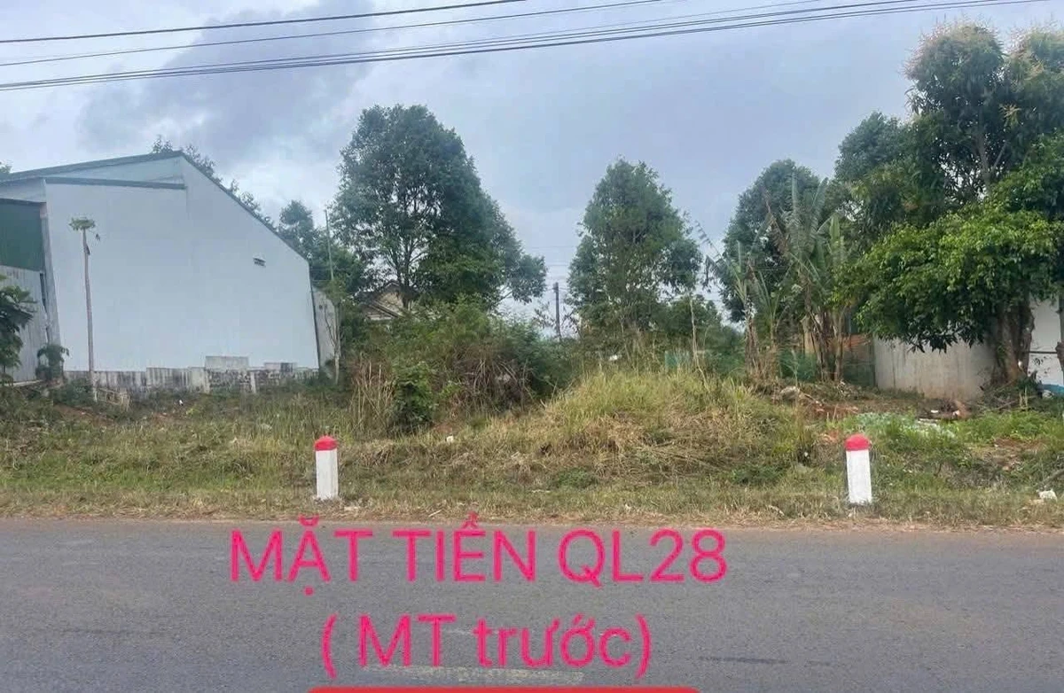 Bán đất mặt tiền Quốc Lộ 28 Gia Nghĩa Đắk Nông 180m² 2,55 tỷ - Ảnh 1
